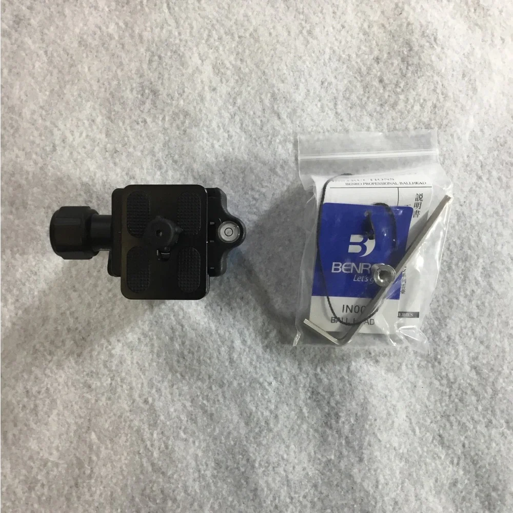 Black & Blue Ball Head with Quick Release - Camera Tripod Accessory